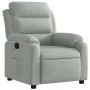 Sillón reclinable de terciopelo gris claro de , Sillones - Ref: Foro24-373500, Precio: 201,13 €, Descuento: %