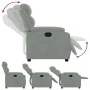 Relaxsessel aus hellgrauem Samt von , Sessel - Ref: Foro24-373500, Preis: 195,34 €, Rabatt: %