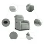 Relaxsessel aus hellgrauem Samt von , Sessel - Ref: Foro24-373500, Preis: 195,34 €, Rabatt: %