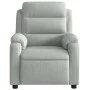 Relaxsessel aus hellgrauem Samt von , Sessel - Ref: Foro24-373500, Preis: 195,34 €, Rabatt: %