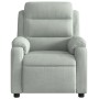 Sillón reclinable de terciopelo gris claro de , Sillones - Ref: Foro24-373500, Precio: 201,13 €, Descuento: %