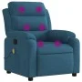 Sillón de masaje reclinable de terciopelo azul de , Sillones - Ref: Foro24-373521, Precio: 253,77 €, Descuento: %