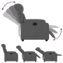 Sillón reclinable de tela gris oscuro de , Sillones - Ref: Foro24-373575, Precio: 215,11 €, Descuento: %