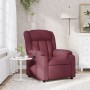 Sillón reclinable de tela rojo tinto de , Sillones - Ref: Foro24-373577, Precio: 243,10 €, Descuento: %
