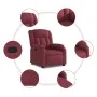 Sillón reclinable de tela rojo tinto de , Sillones - Ref: Foro24-373577, Precio: 224,06 €, Descuento: %