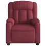 Sillón reclinable de tela rojo tinto de , Sillones - Ref: Foro24-373577, Precio: 224,06 €, Descuento: %