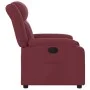 Sillón reclinable de tela rojo tinto de , Sillones - Ref: Foro24-373577, Precio: 224,06 €, Descuento: %