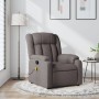Sillón de masaje reclinable de tela gris taupé de , Sillones - Ref: Foro24-373594, Precio: 258,36 €, Descuento: %