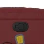 Reclining massage armchair in synthetic red wine leather by , Armchairs - Ref: Foro24-374144, Price: 226,29 €, Discount: %