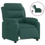 Sillón reclinable eléctrico tela verde oscuro de , Sillones - Ref: Foro24-3204962, Precio: 288,72 €, Descuento: %