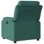 Sillón reclinable eléctrico tela verde oscuro de , Sillones - Ref: Foro24-3204962, Precio: 288,72 €, Descuento: %