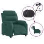 Sillón reclinable eléctrico tela verde oscuro de , Sillones - Ref: Foro24-3204962, Precio: 288,72 €, Descuento: %