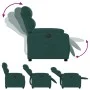 Elektrischer Relaxsessel aus dunkelgrünem Stoff von , Sessel - Ref: Foro24-3204962, Preis: 288,72 €, Rabatt: %
