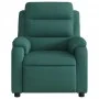 Sillón reclinable eléctrico tela verde oscuro de , Sillones - Ref: Foro24-3204962, Precio: 288,72 €, Descuento: %