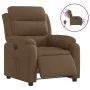 Sillón reclinable eléctrico de tela marrón de , Sillones - Ref: Foro24-3204960, Precio: 289,32 €, Descuento: %
