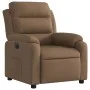 Sillón reclinable eléctrico de tela marrón de , Sillones - Ref: Foro24-3204960, Precio: 289,32 €, Descuento: %
