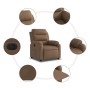Sillón reclinable eléctrico de tela marrón de , Sillones - Ref: Foro24-3204960, Precio: 283,52 €, Descuento: %
