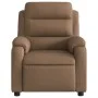 Sillón reclinable eléctrico de tela marrón de , Sillones - Ref: Foro24-3204960, Precio: 289,32 €, Descuento: %