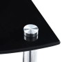 Estantería 3 niveles cristal templado negro 30x30x67 cm de vidaXL, Librerías y estanterías - Ref: Foro24-249519, Precio: 35,3...