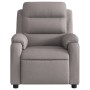 Sillón reclinable de masaje eléctrico tela gris taupe de , Sillones - Ref: Foro24-3204976, Precio: 300,08 €, Descuento: %