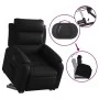Sillón reclinable elevable cuero artificial negro de , Sillones - Ref: Foro24-3205042, Precio: 323,61 €, Descuento: %