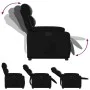 Sillón reclinable elevable cuero artificial negro de , Sillones - Ref: Foro24-3205042, Precio: 323,61 €, Descuento: %