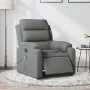 Sillón reclinable de masaje eléctrico tela gris oscuro de , Sillones - Ref: Foro24-3204969, Precio: 304,91 €, Descuento: %