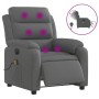 Sillón reclinable de masaje eléctrico tela gris oscuro de , Sillones - Ref: Foro24-3204969, Precio: 296,68 €, Descuento: %