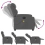 Sillón reclinable de masaje eléctrico tela gris oscuro de , Sillones - Ref: Foro24-3204969, Precio: 296,68 €, Descuento: %