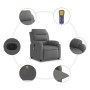 Sillón reclinable de masaje eléctrico tela gris oscuro de , Sillones - Ref: Foro24-3204969, Precio: 296,68 €, Descuento: %