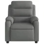 Sillón reclinable de masaje eléctrico tela gris oscuro de , Sillones - Ref: Foro24-3204969, Precio: 304,91 €, Descuento: %