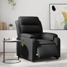 Sillón de masaje reclinable eléctrico cuero sintético negro de , Sillones - Ref: Foro24-3205035, Precio: 317,72 €, Descuento: %