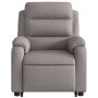 Sillón reclinable elevable tela gris taupe de , Sillones - Ref: Foro24-3204988, Precio: 266,02 €, Descuento: %