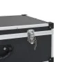 Case for 80 CDs aluminum and black ABS by vidaXL, CD/DVD organizers and boxes - Ref: Foro24-91855, Price: 59,93 €, Discount: %