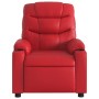 Sillón reclinable eléctrico de cuero sintético rojo de , Sillones - Ref: Foro24-3206590, Precio: 271,19 €, Descuento: %