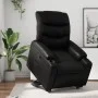 Sillón reclinable elevable cuero artificial negro de , Sillones - Ref: Foro24-3206599, Precio: 320,52 €, Descuento: %