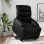 Sillón reclinable elevable cuero artificial negro de , Sillones - Ref: Foro24-3206599, Precio: 274,95 €, Descuento: %