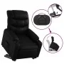 Sillón reclinable elevable cuero artificial negro de , Sillones - Ref: Foro24-3206599, Precio: 320,52 €, Descuento: %
