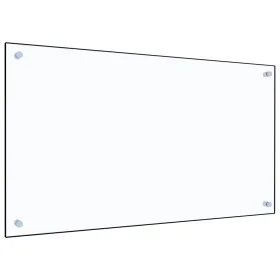 Protector contra salpicaduras cocina vidrio templado 90x50 cm de vidaXL, Herramientas y utensilios de cocina - Ref: Foro24-24...