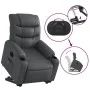 Sillón reclinable elevable cuero artificial gris de , Sillones - Ref: Foro24-3206602, Precio: 294,77 €, Descuento: %