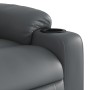 Sillón reclinable elevable cuero artificial gris de , Sillones - Ref: Foro24-3206602, Precio: 277,99 €, Descuento: %