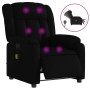 Sillón de masaje reclinable eléctrico cuero sintético negro de , Sillones - Ref: Foro24-3205257, Precio: 268,03 €, Descuento: %