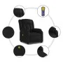 Elektrischer Liegemassagesessel Kunstleder schwarz von , Sessel - Ref: Foro24-3205257, Preis: 275,96 €, Rabatt: %