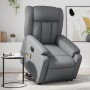 Sillón de masaje elevable eléctrico cuero sintético gris de , Sillones - Ref: Foro24-3205288, Precio: 337,32 €, Descuento: %
