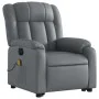 Sillón de masaje elevable eléctrico cuero sintético gris de , Sillones - Ref: Foro24-3205288, Precio: 357,88 €, Descuento: %