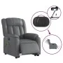 Sillón de masaje elevable eléctrico cuero sintético gris de , Sillones - Ref: Foro24-3205288, Precio: 357,88 €, Descuento: %