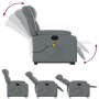 Sillón de masaje elevable eléctrico cuero sintético gris de , Sillones - Ref: Foro24-3205288, Precio: 337,32 €, Descuento: %