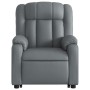 Sillón de masaje elevable eléctrico cuero sintético gris de , Sillones - Ref: Foro24-3205288, Precio: 337,32 €, Descuento: %