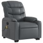 Sillón reclinable de masaje de pie cuero artificial gris de , Sillones - Ref: Foro24-3206609, Precio: 294,19 €, Descuento: %