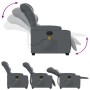 Sillón reclinable de masaje de pie cuero artificial gris de , Sillones - Ref: Foro24-3206609, Precio: 294,19 €, Descuento: %